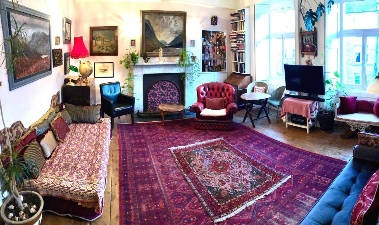 Central Apartment With Parking, Original Art And Antiques Edimburgo Exterior foto